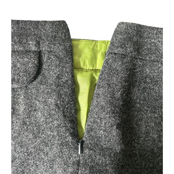 Boden Women’s Size 10 L 100% Wool Grey Fully Lined Knee Length Academia Skirt - Picture 4 of 6